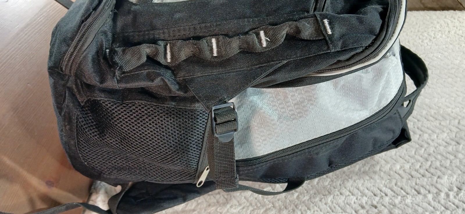 Trailmaker Equipment Black Gray Backpack Bag Excellent Condition