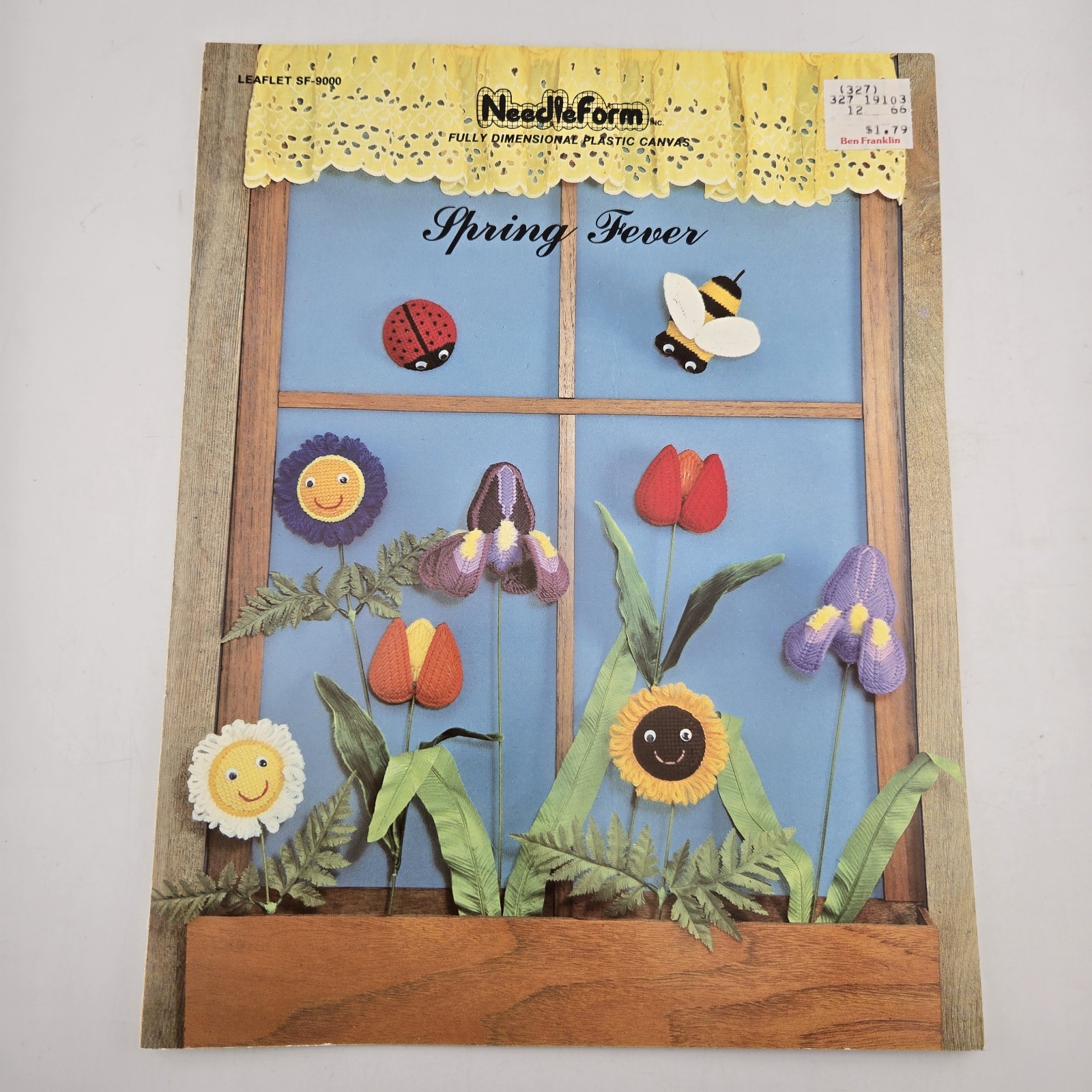 Lot of 4 NeedleForm Plastic Canvas Leaflets Patterns Needlework