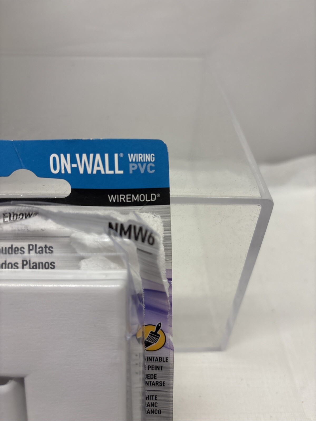 10 PC TOTAL Legrand Self-Adhesive Fitting Pack Plastic White C368 + NMW6 B10