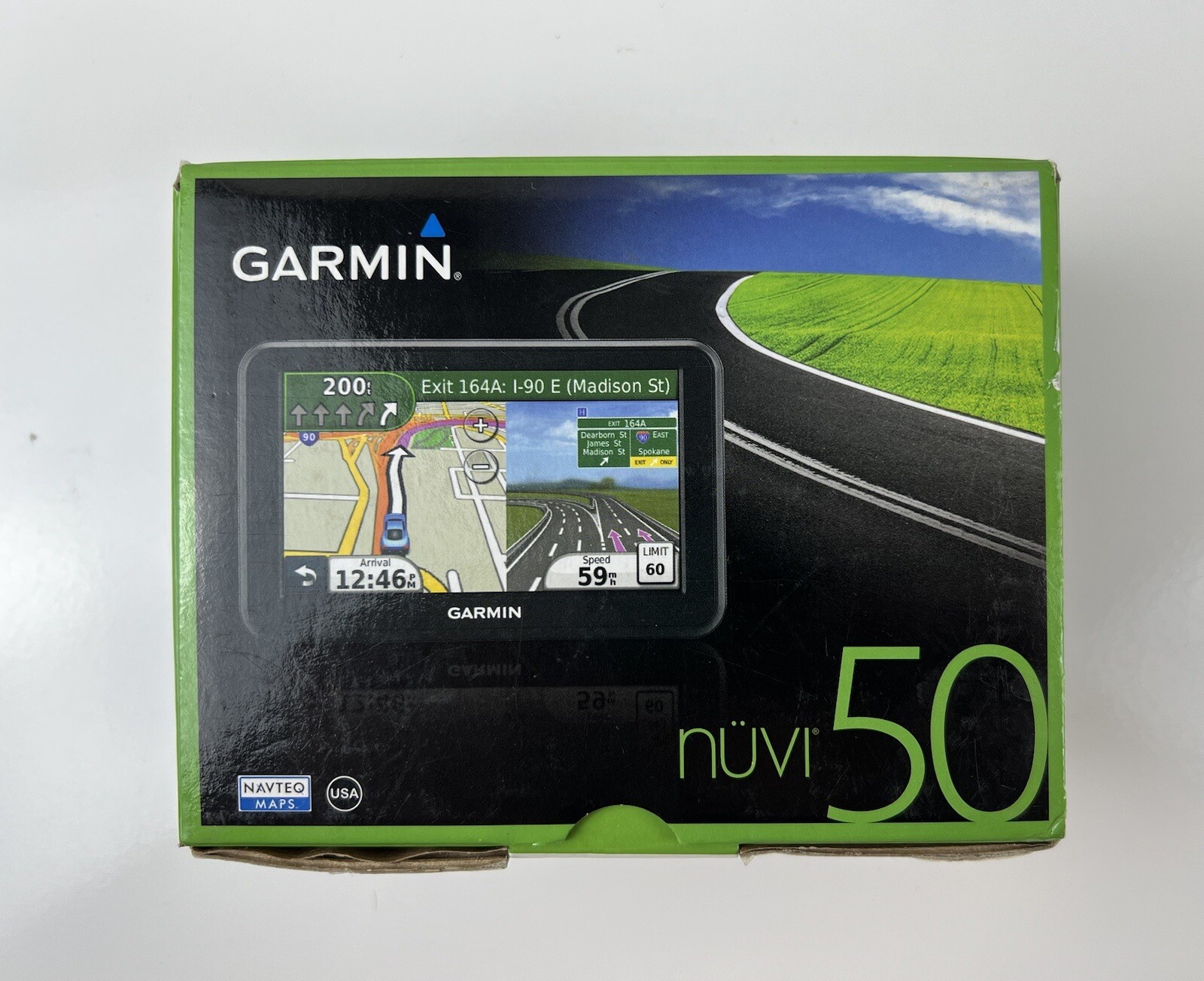 Garmin nüvi 50 GPS Navigator 5 inch Touchscreen Display Map Bundle Missing Mount