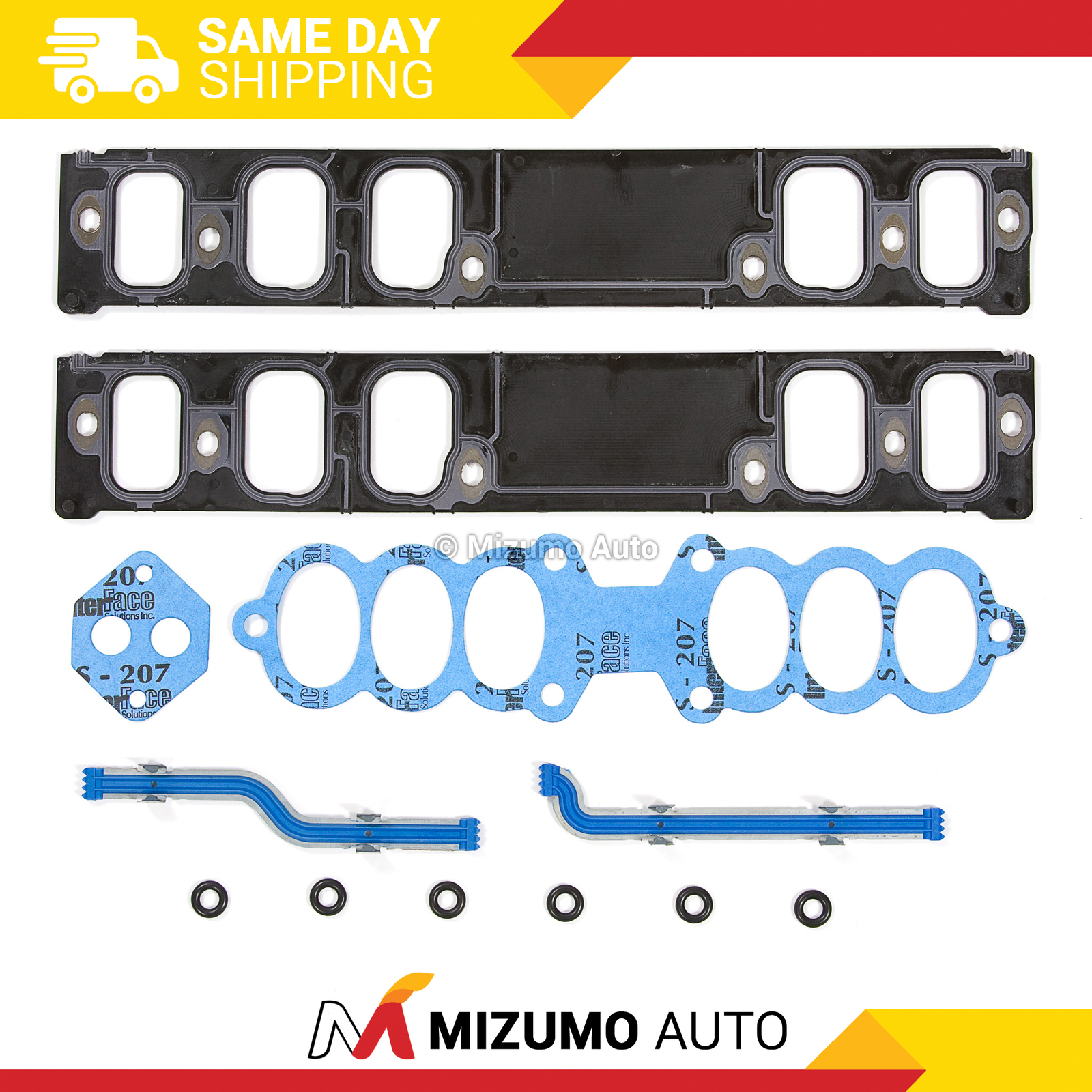 Intake Manifold Gasket For 96-98 Mercury Cougar Ford Mustang 3.8L OHV Vin 4