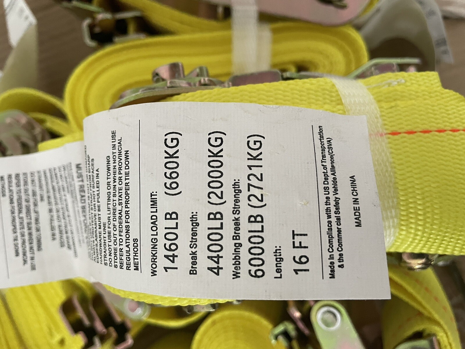 E track ratchet straps 2”x16”, Cargo Straps, Load Straps