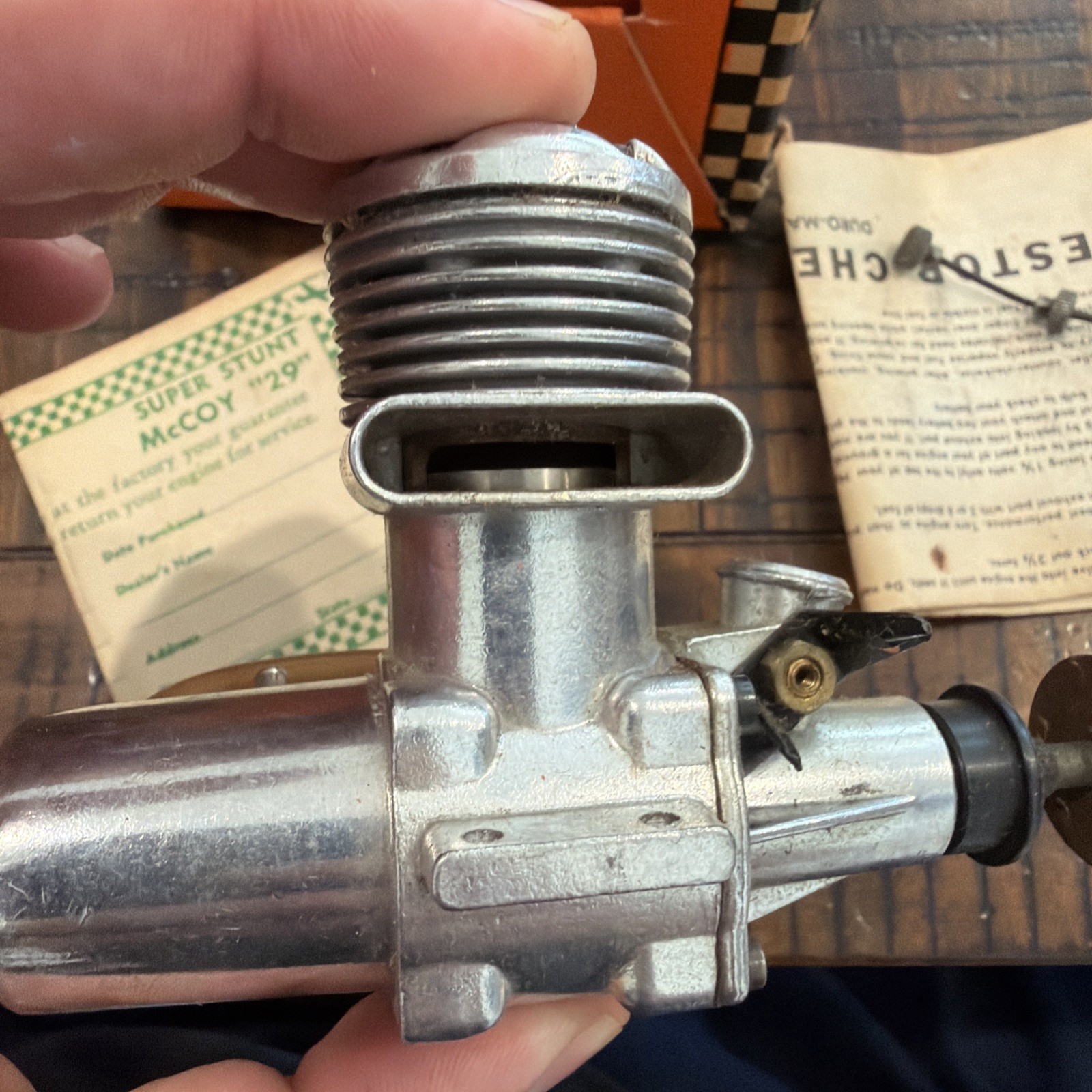 VINTAGE McCOY #29 SUPER STUNT COMPLETE ENGINE