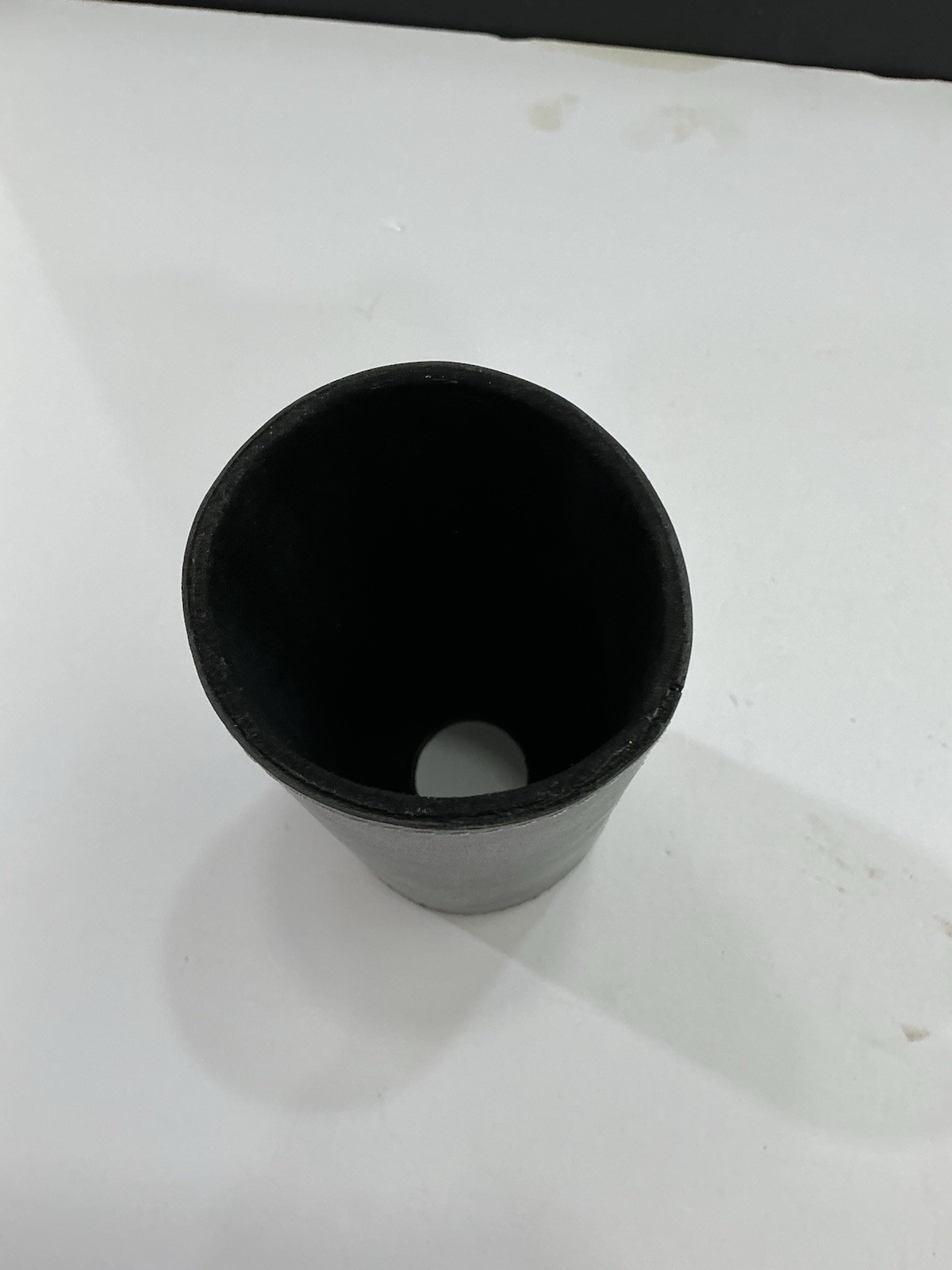 Black Leather Sleeve And Soap Dispenser