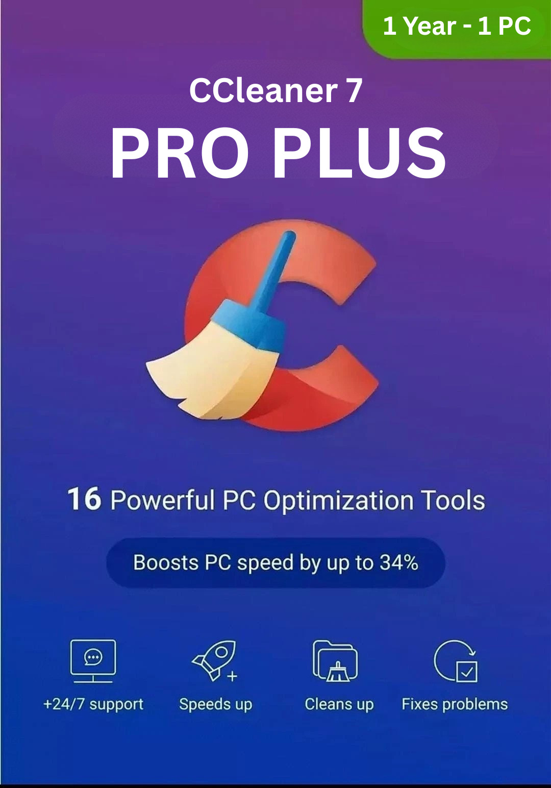 Ccleaner professional plus 2026 - 1 Year - 1 Device - Global