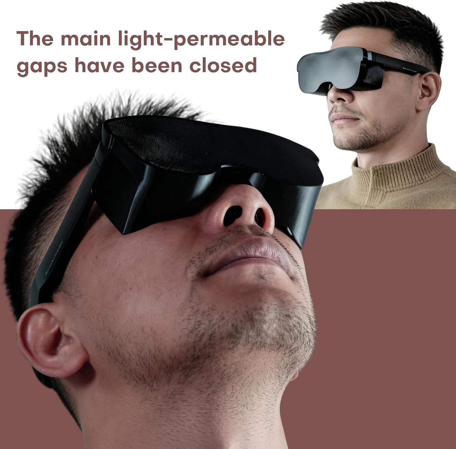 Soft TPU Light-Blocking Cover for Augmented Reality Glasses - 100% Occlusion