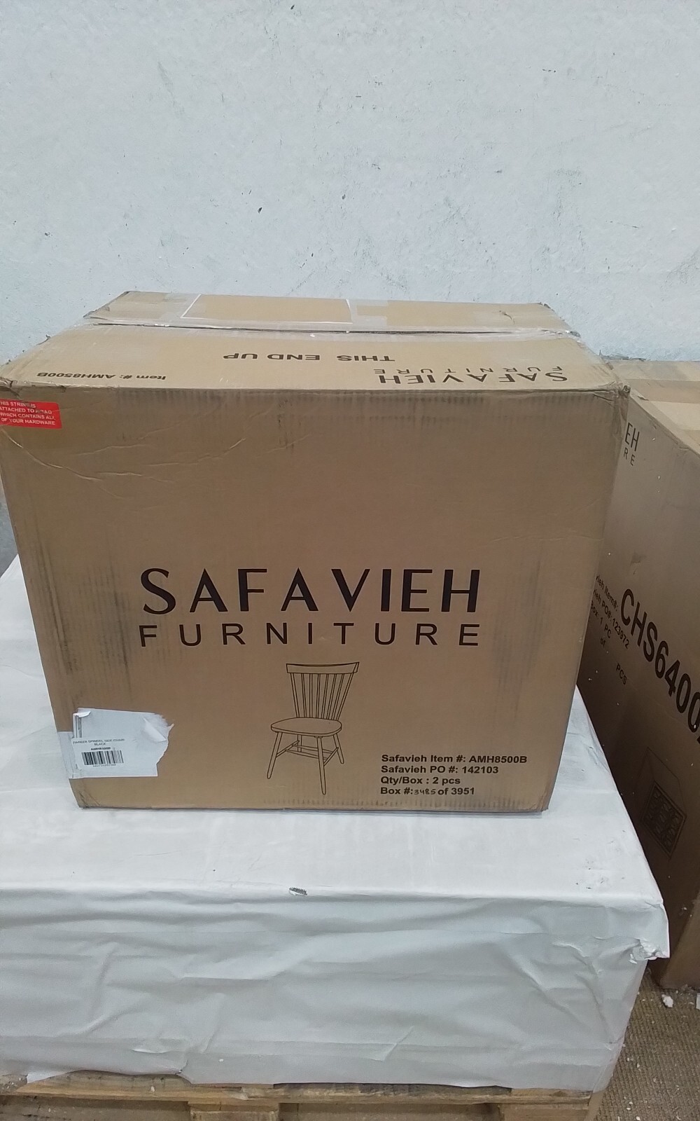 Safavieh PARKER SPINDEL SIDE CHAIR, Reduced Price 2172732974 AMH8500B