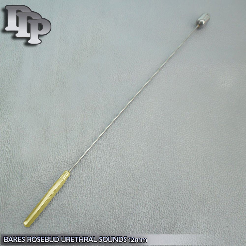 One Pc Bakes Rosebud Sounds 12MM Gold Plated