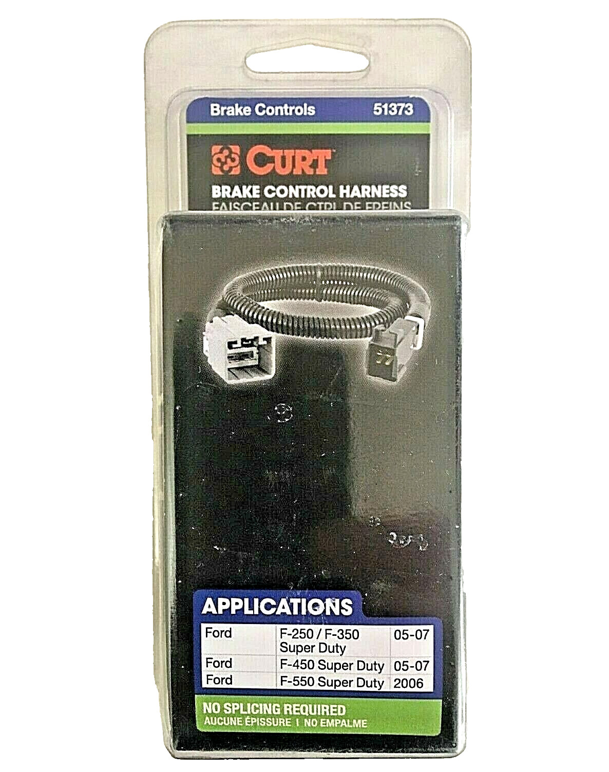 CURT 51373 Brake Control Harness Ford 05-07 F250-F350-F450, 06 F550