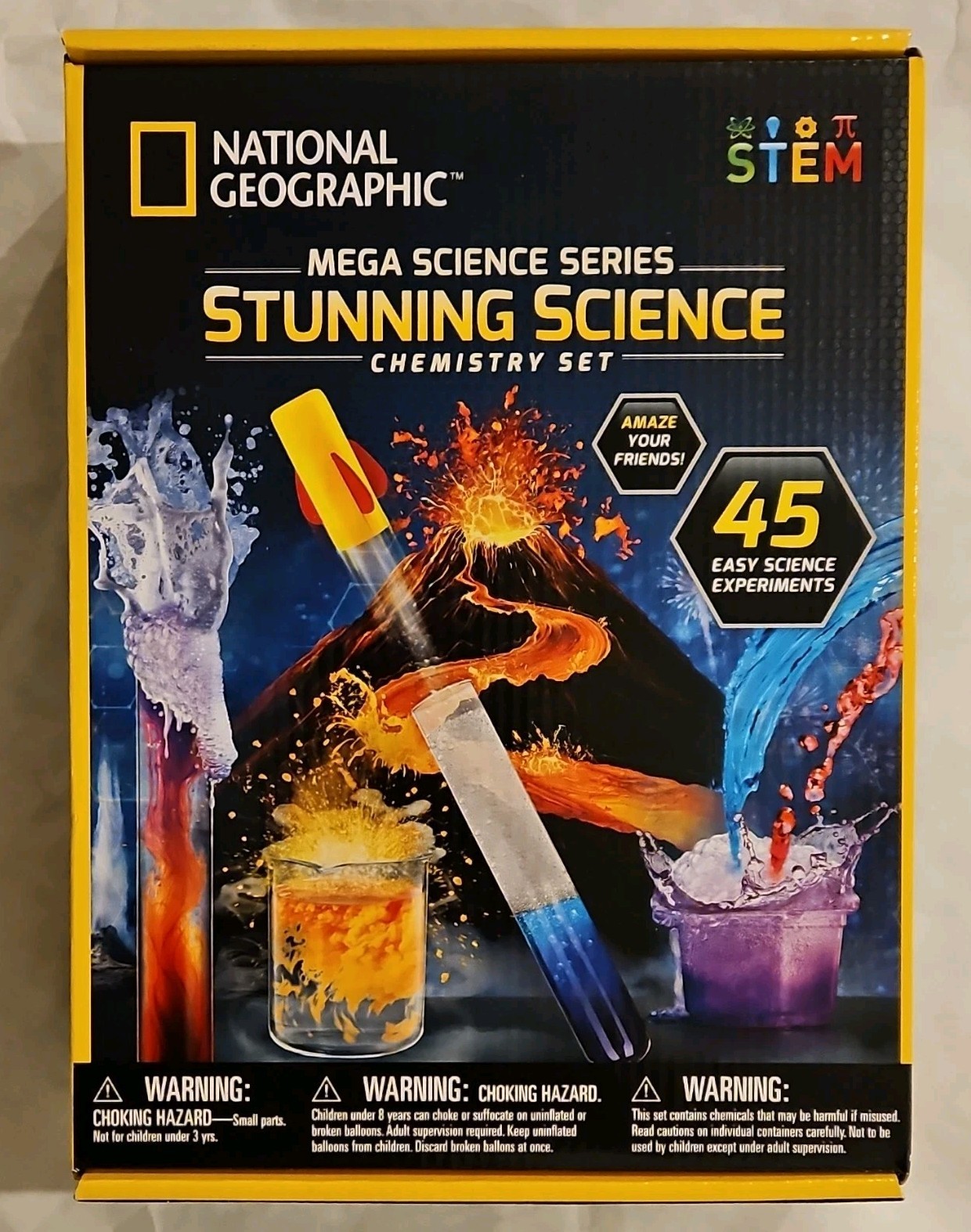 National Geographic Mega Science Chemistry Set - 45 Experiments