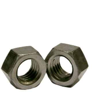 1/2"-13 Hex Nuts, Coarse, Low Carbon Steel, Plain, 25 Pack