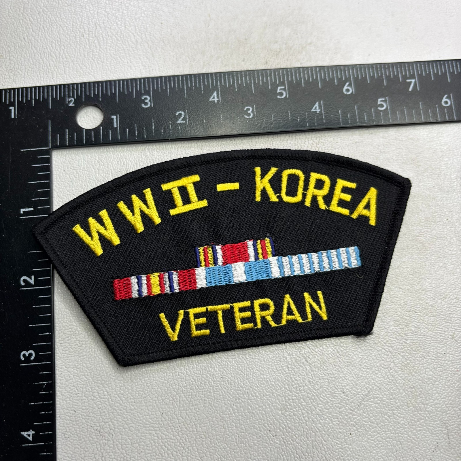 WWII KOREA VETERAN Hat Patch (Military) 60XV