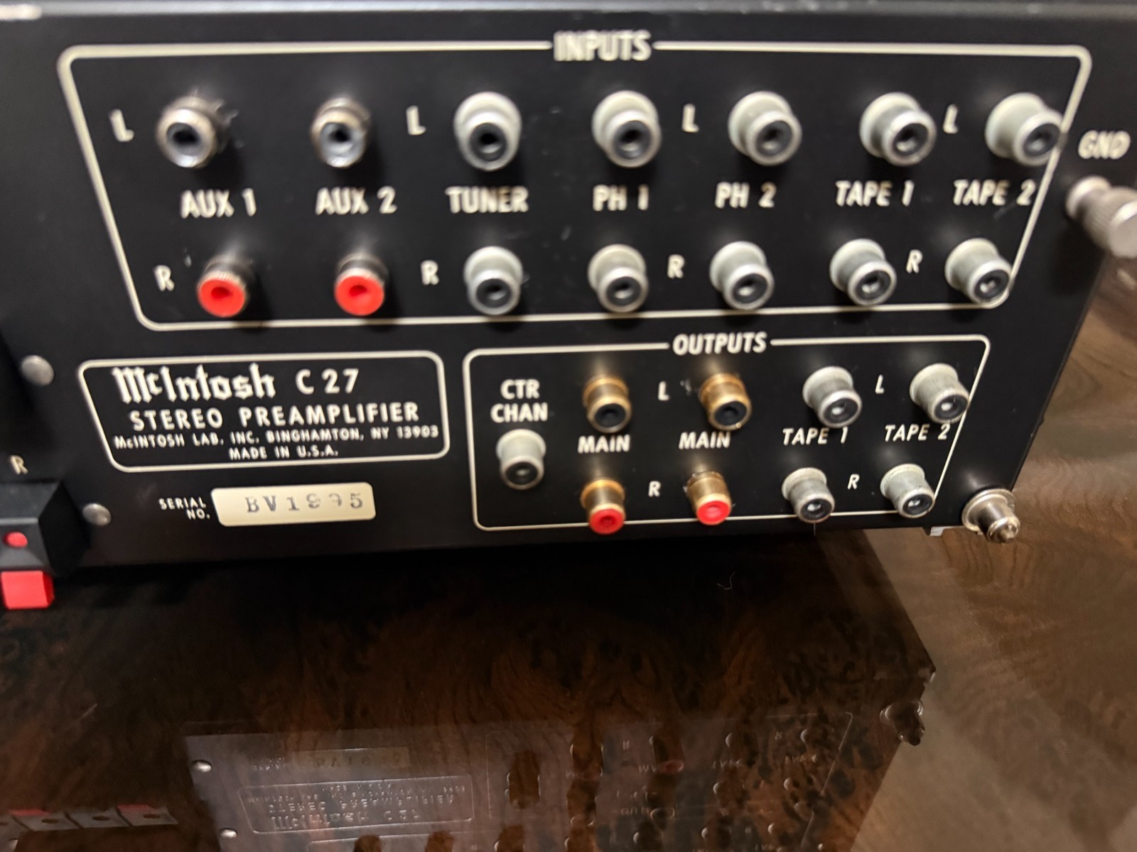 Mcintosh mc27 preamplifier