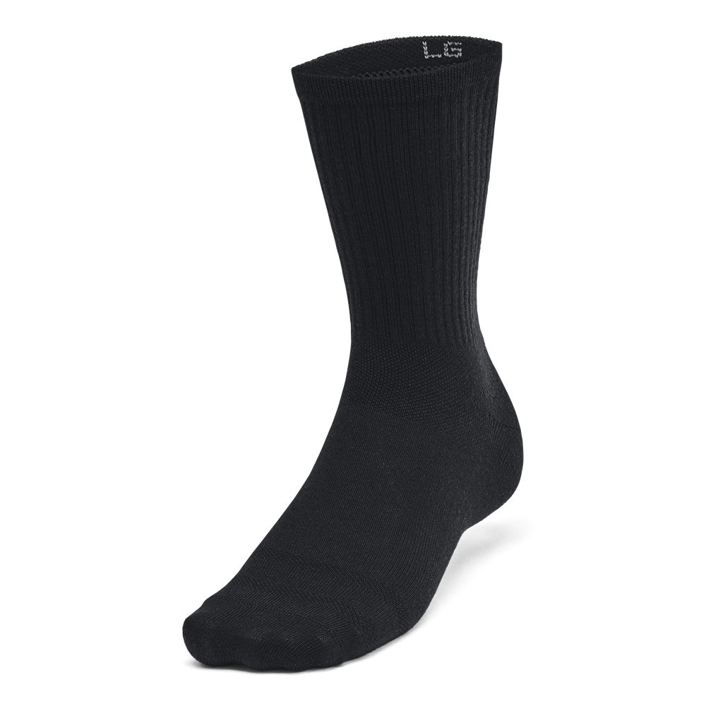 Under Armour 1387058 Unisex UA Essential Crew Socks (6-Pack)