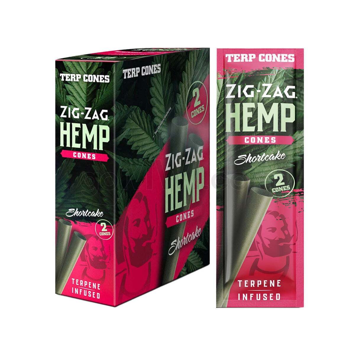 ZIG ZAG Pre Rolled Natural 30 Cone SHORTCAKE 15 Pack of 2 CONES each