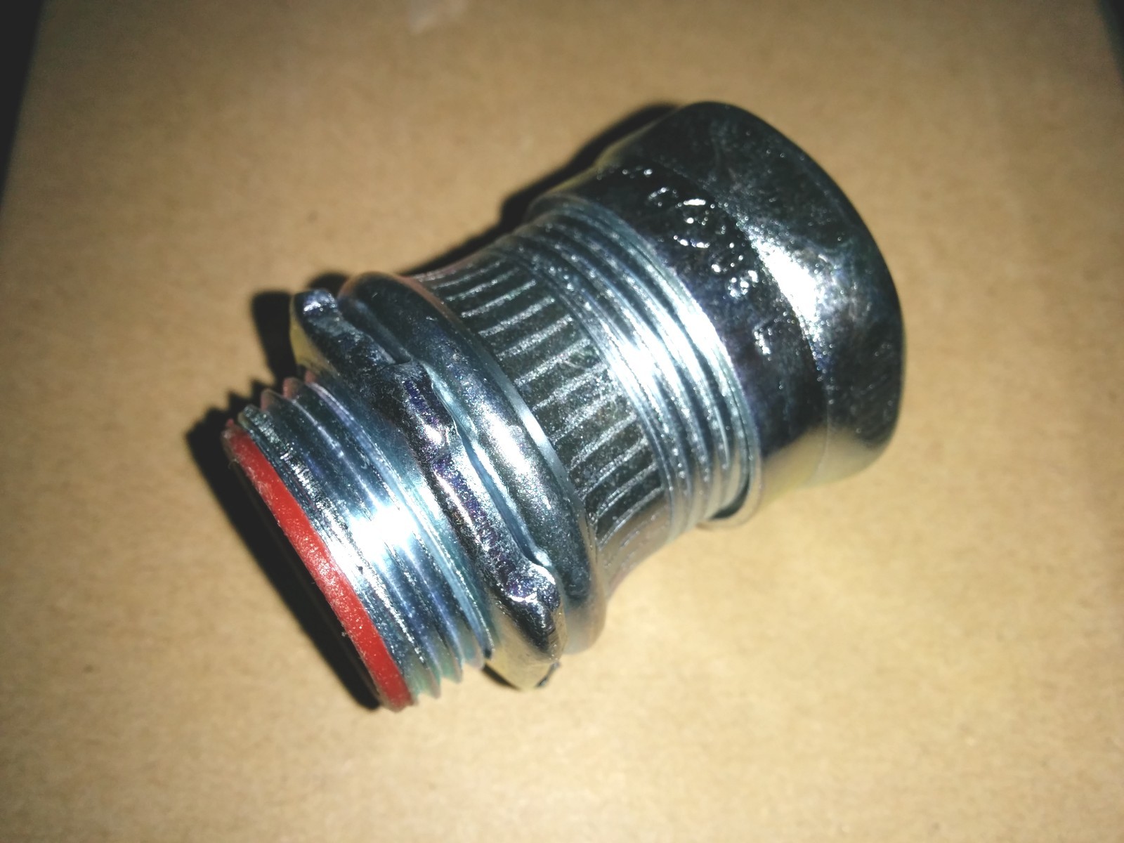 10 pc lot Steel EMT Compression Type Insulated Connectors 1" Conduit Fittings