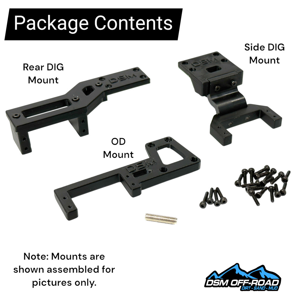 Mini Servo Mounts (for Vanquish® VFD Twin Transmission) Reefs RAW 100 Phoenix