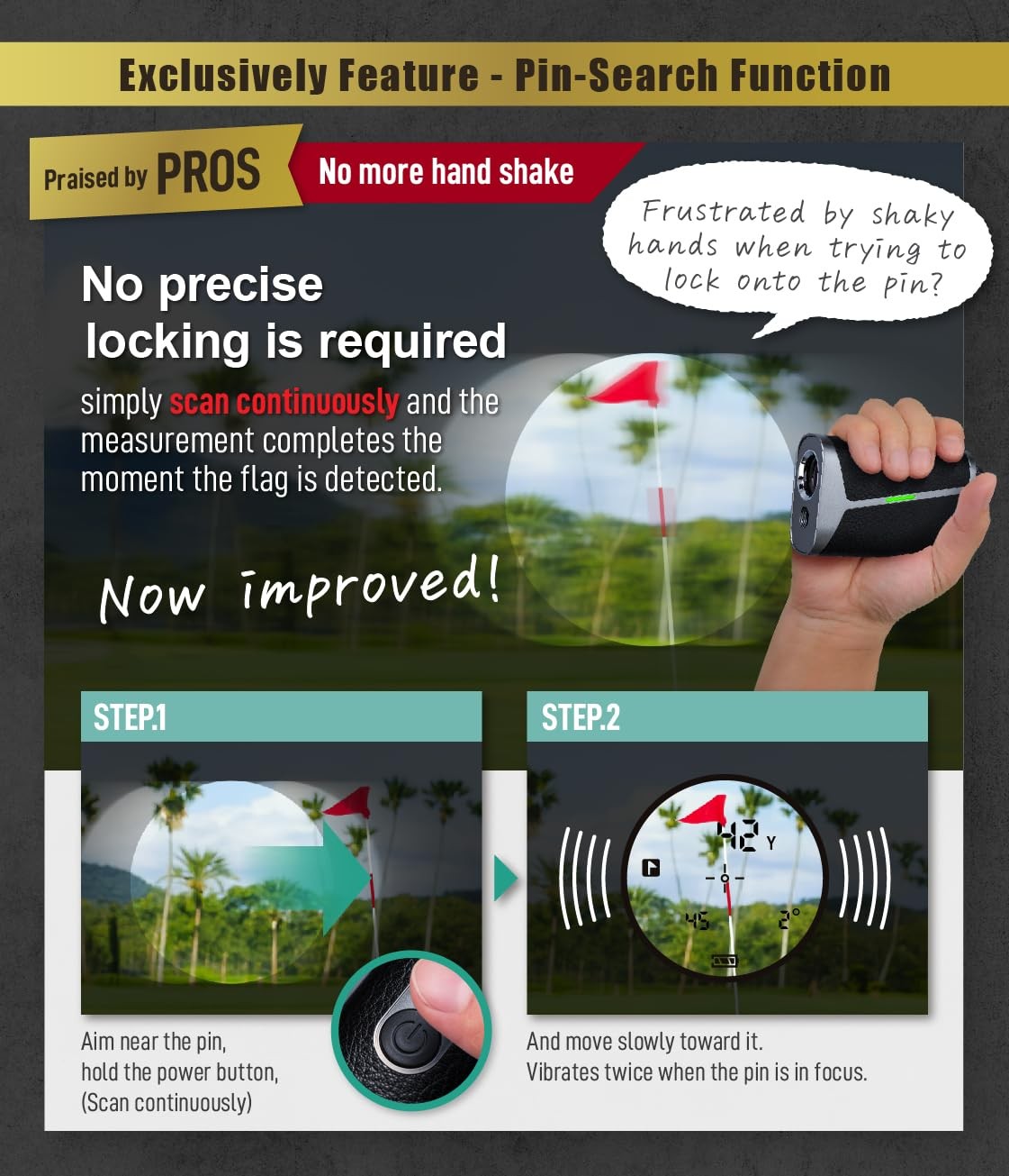 【CoDeveloped with Japan’s Largest Golf Channels】 UCADDY Laser Golf