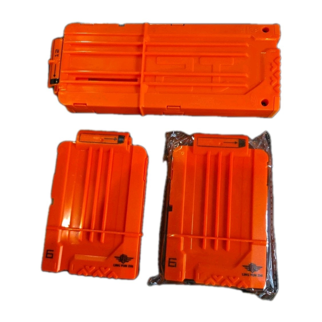 Nerf N-Strike Elite Dart Magazine Clips  Orange Magazines
