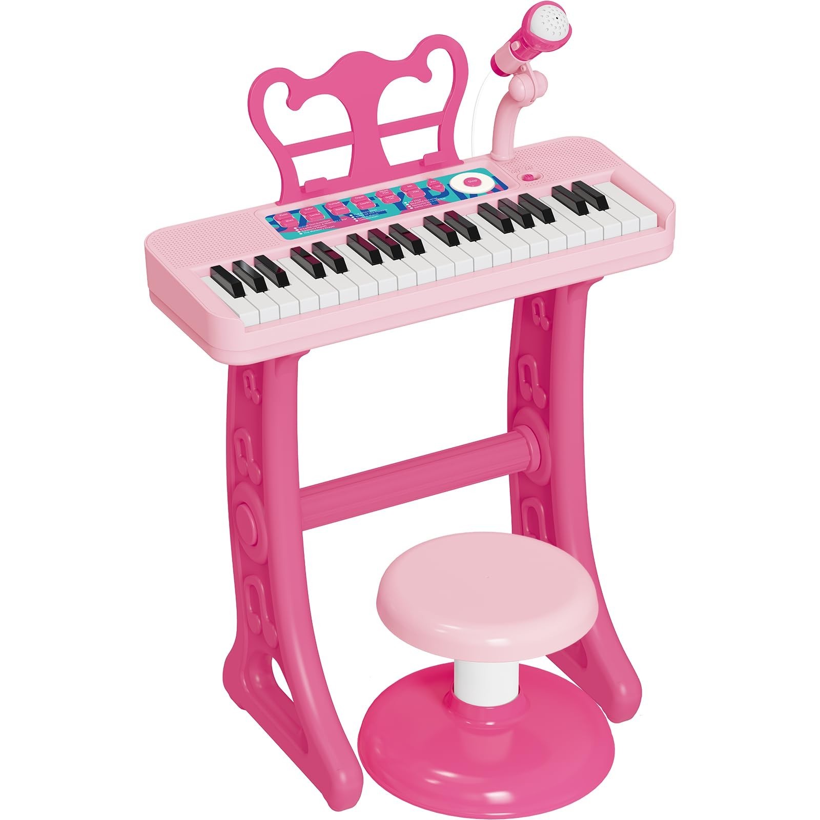 Kids Piano, 37 Keys Toddler Piano Keyboard Toy Electronic Musical Instrument ...