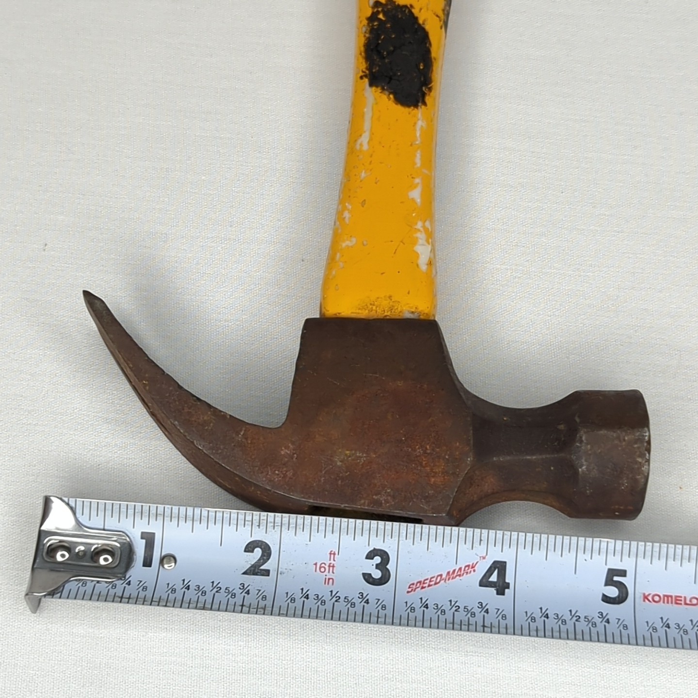 Vintage Hooked Claw Hammer with Wood Handle