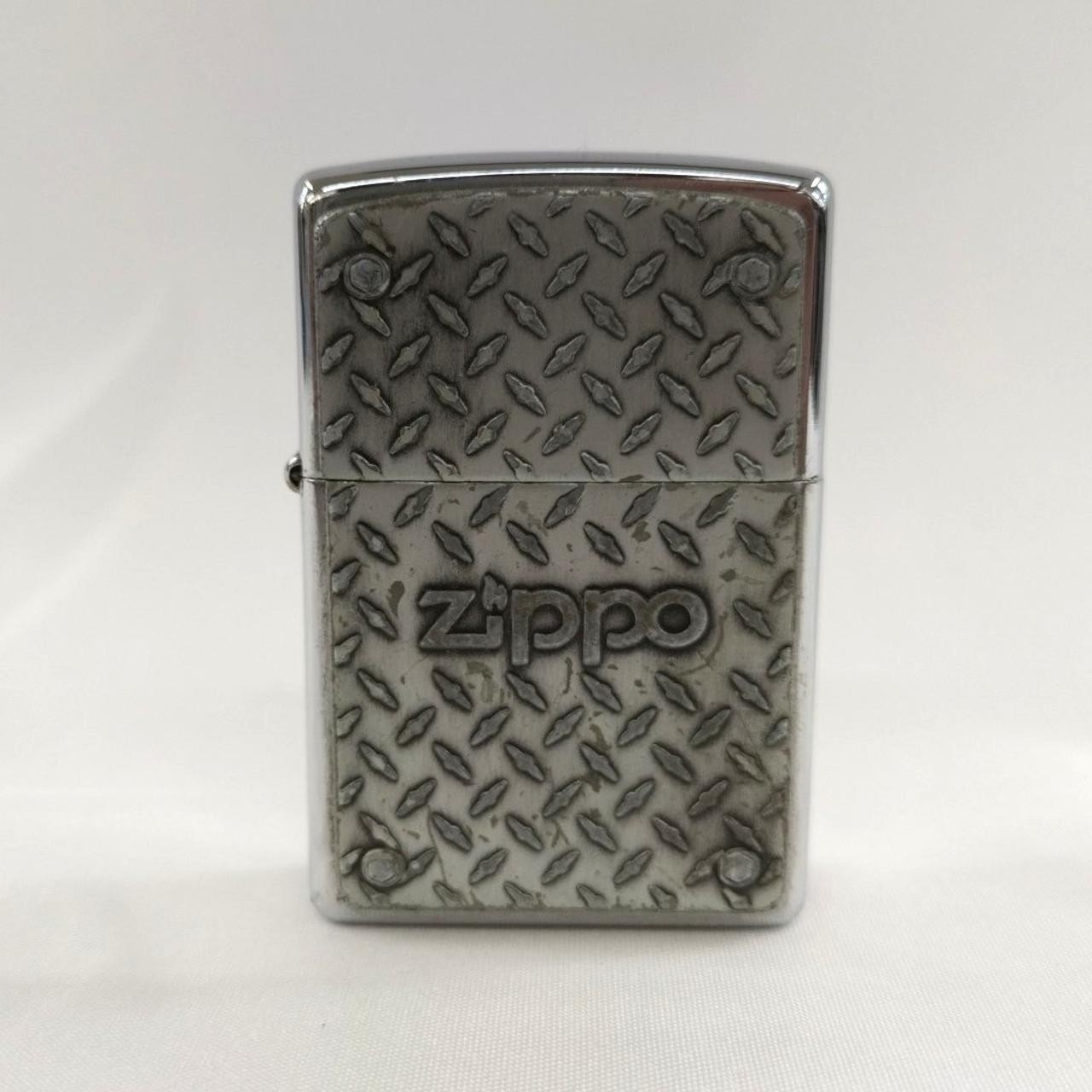 Zippo Diamond Plate Oil Lighter