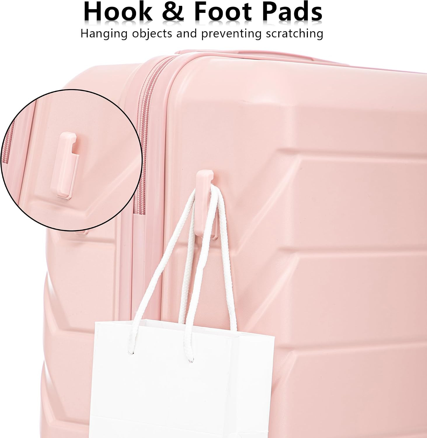 Durable 3-Piece Hardshell Luggage Set with Lightweight Design & Lock
