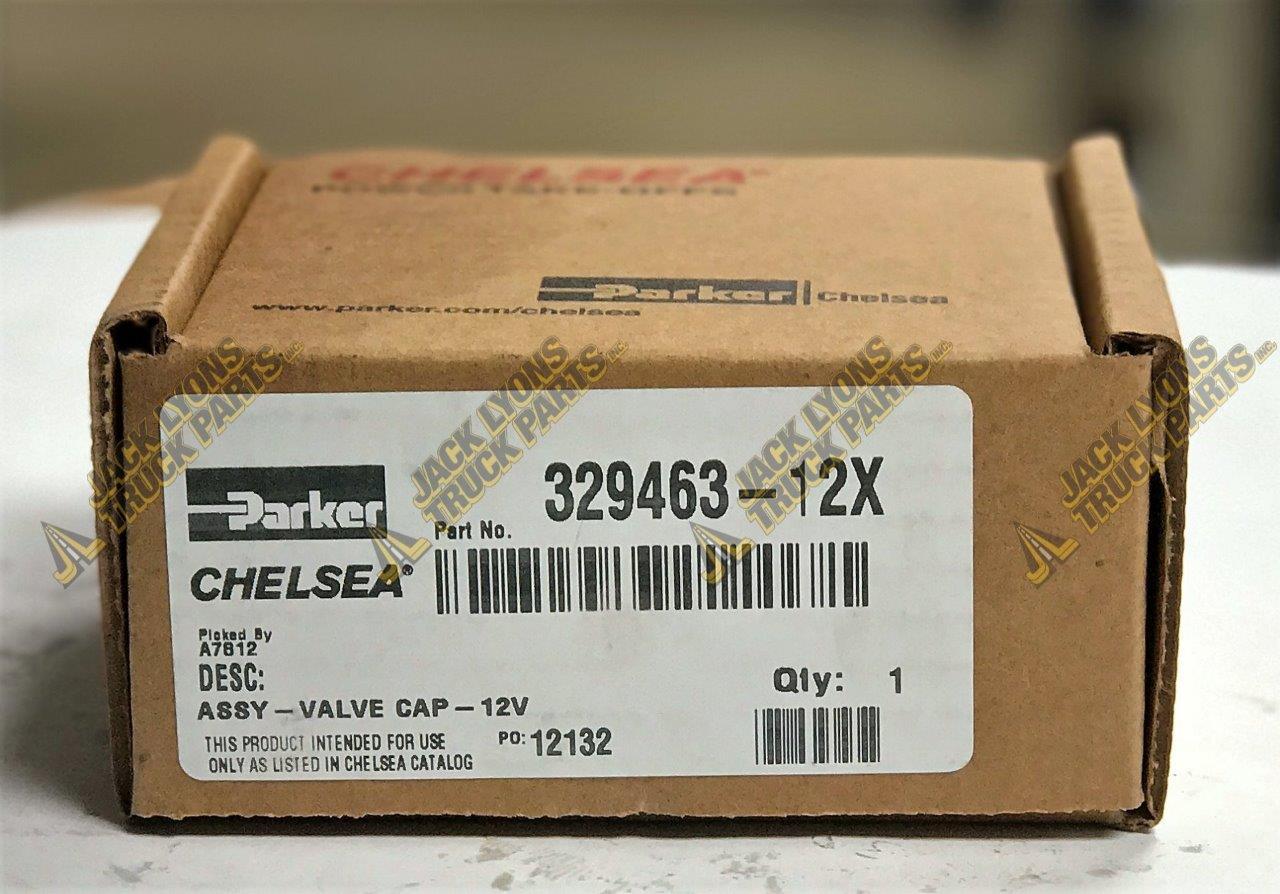 329463-12X New Parker Chelsea Valve Cap Assembly - PTO - 12V - OEM Solenoid