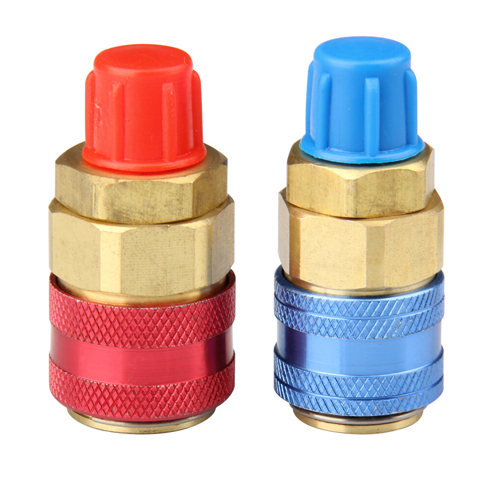 AC Conversion Quick Manifold Connector Adapter High Low Gauge Straight Coupler