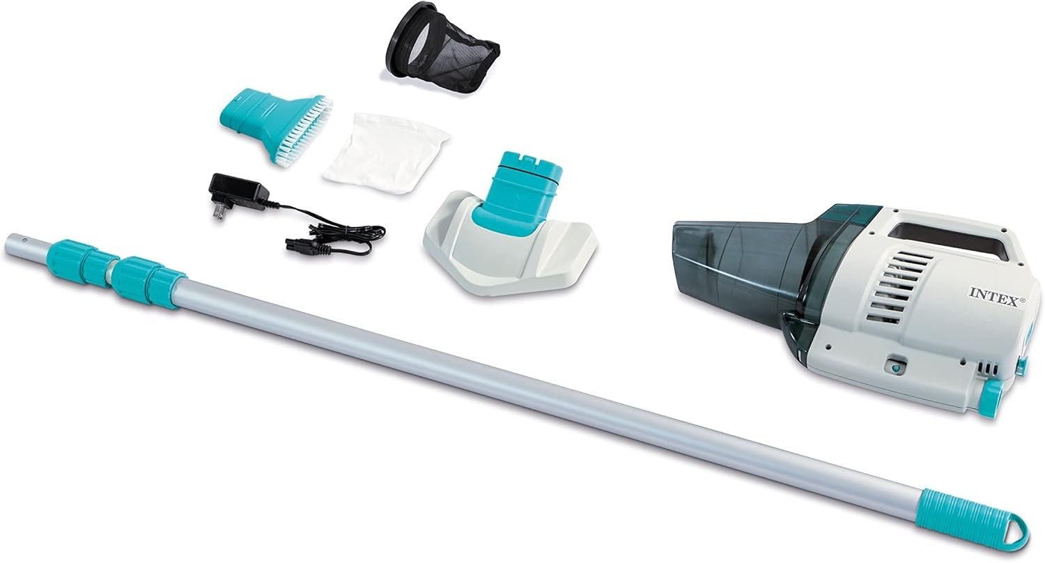 Intex ZR200 Rechargeable Cordless Pool & Spa Vacuum Cleaner Handheld 28627E