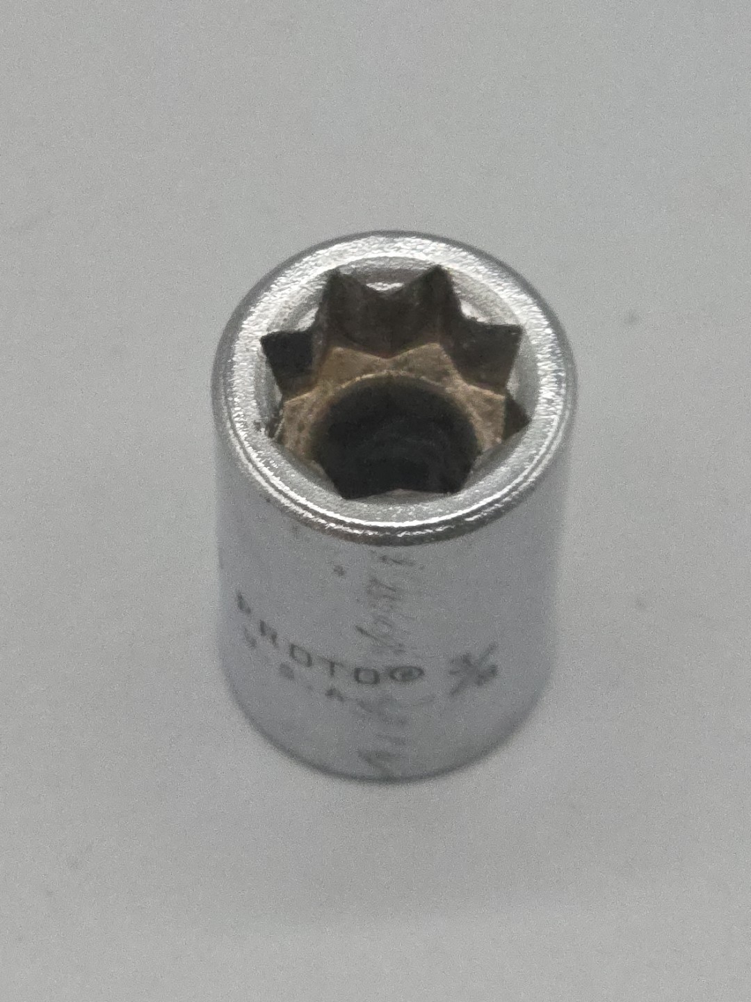Proto Professional 5212S 3/8-Inch Drive Socket - 8 Point Square Nuts