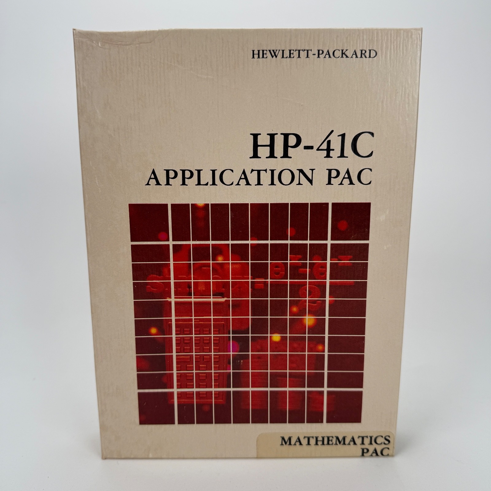 HP-41C Application Pac Mathematics 00041-15003 for Vintage Calculator Software