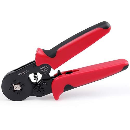 Ferrule Crimping Tool AWG23-7 Self-adjustable Ratchet Wire Ferrule Crimper HS...