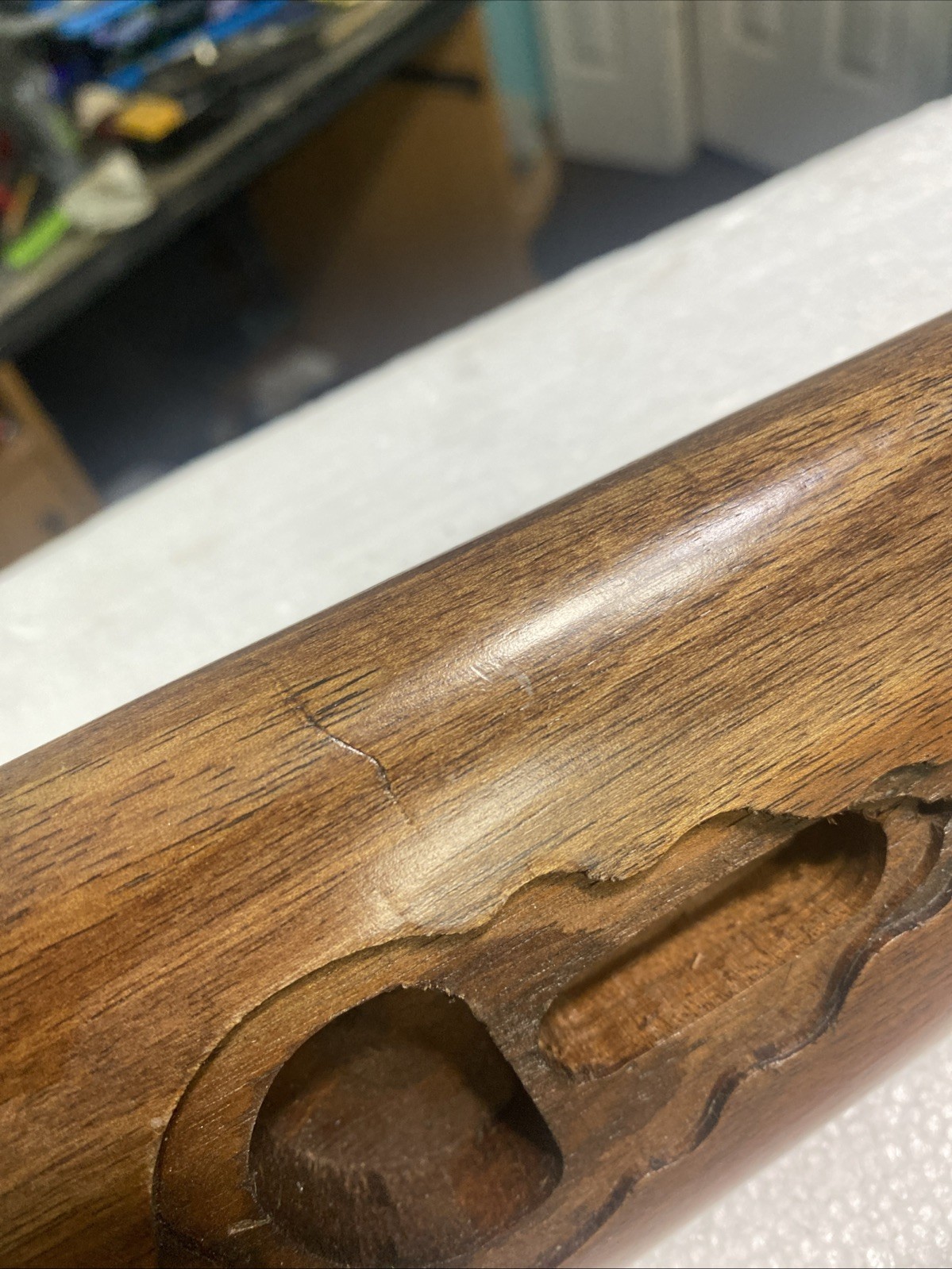 CVA Hawken Maple Muzzleloader Stock 1-0” Barrel Channel.