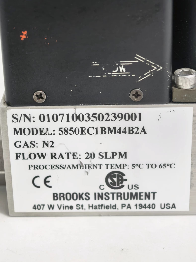 Brooks 5850EC1BM44B2A Flow Sensor Used 1PCS