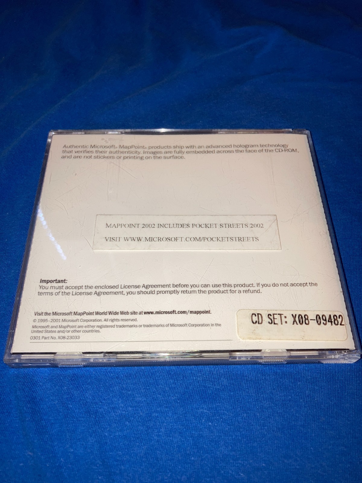 Microsoft MapPoint Version 2002 Office Mapping & Data Visualization Solution