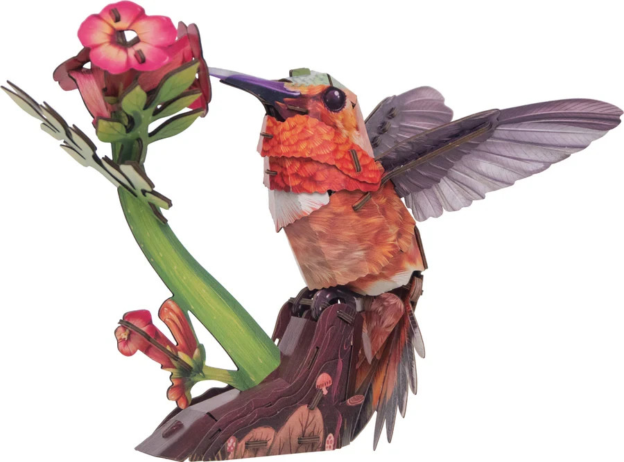 MakeBug D0058 Hummingbird 3D Kraft Paper Puzzle