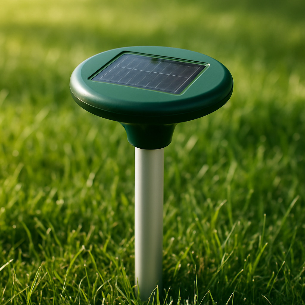 Solar Mole and Snake Repeller for Lawn & Garden (Rechargeable)