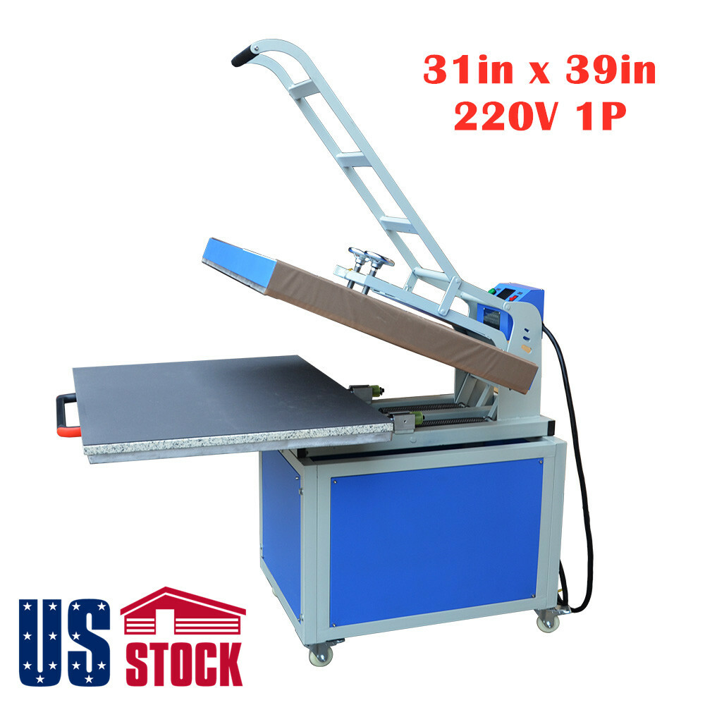 31" x 39" Large Format Heat Press Machine Clamshell Textile Thermo Transfer USA