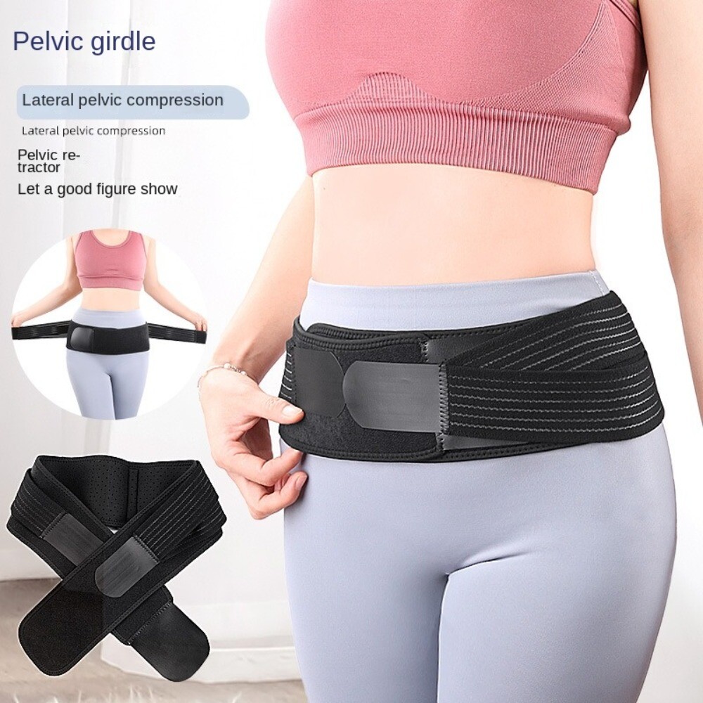 Sports Fitness Hip Belt Breathable Waist Protection Belt Pubic Correction UK