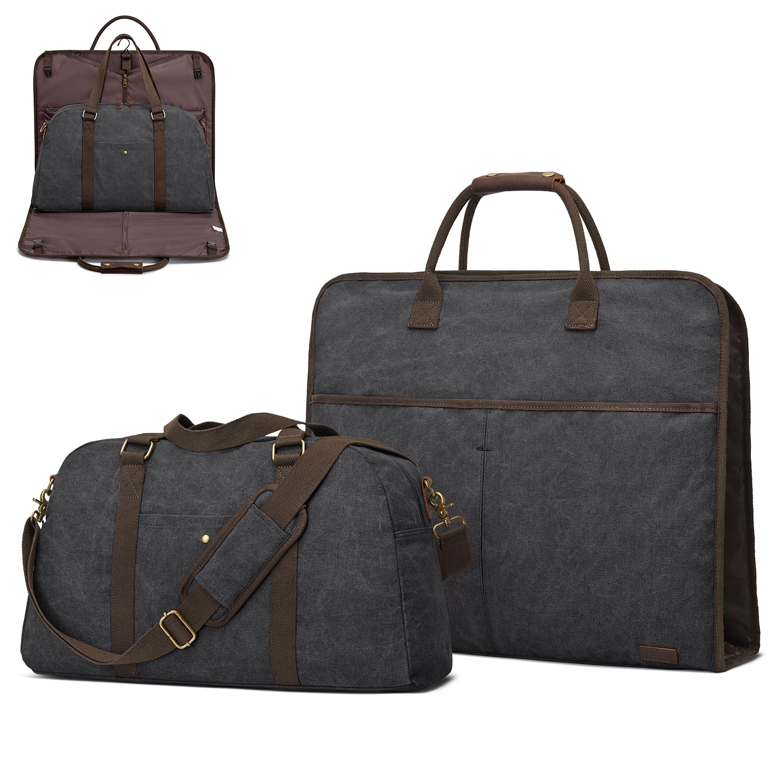 Carry On Garment Bag for Travel Convertible Garment Duffle Bag Suit Bags for ...