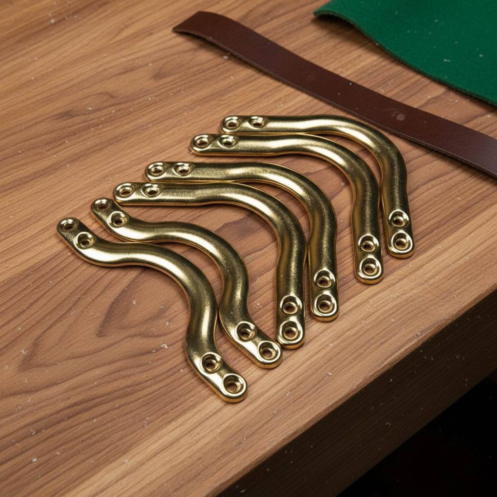 6 Pieces Billiard Pocket Bracket Set Sturdy Duty Billiard Table Net Bags