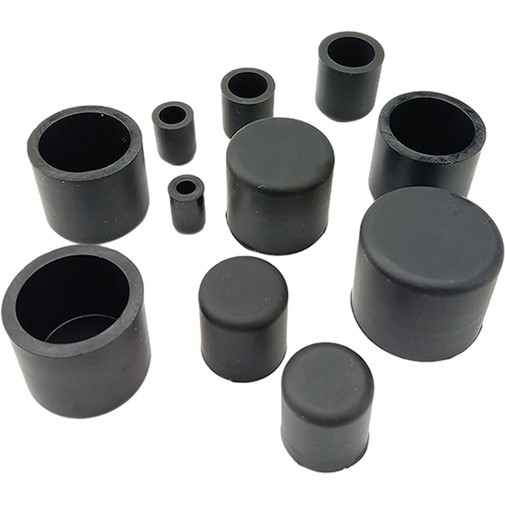 Black Pipe Tube Plugs End Cover Cap Silicone Rubber Round Blanking ID 2.8-78.5mm