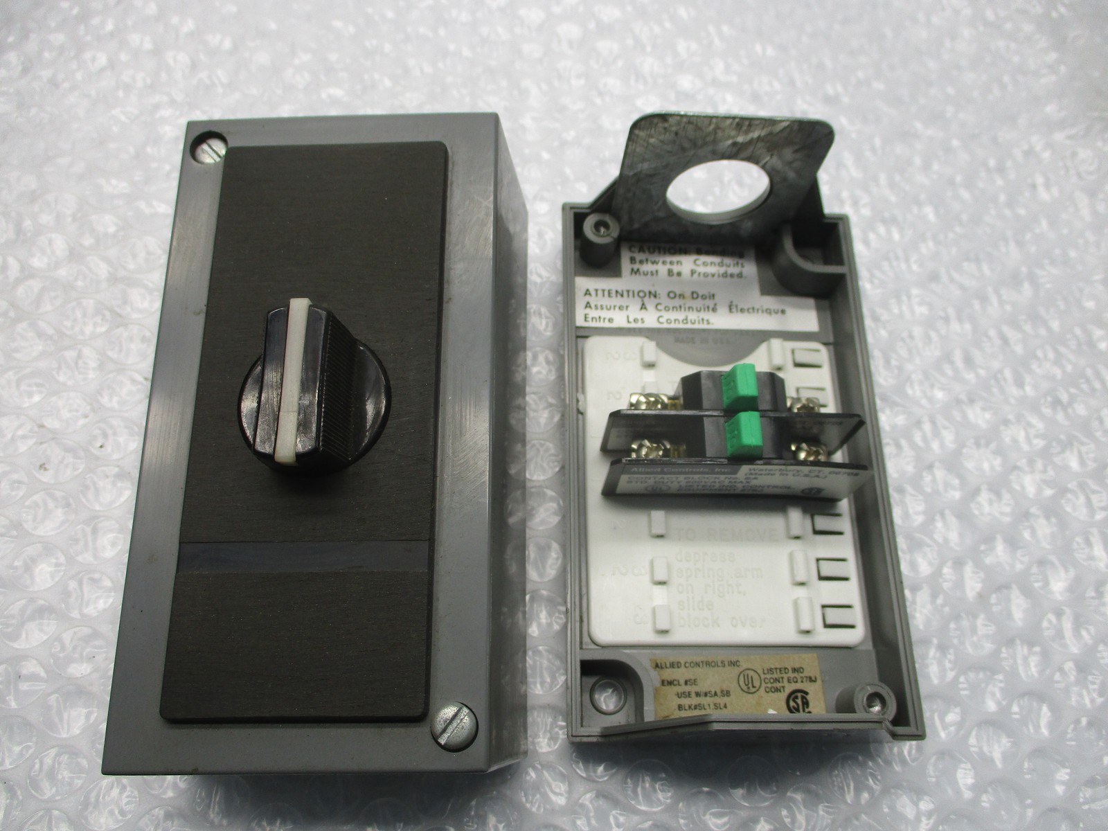 ALLIED CONTROLS CONDUIT BOX NSNP