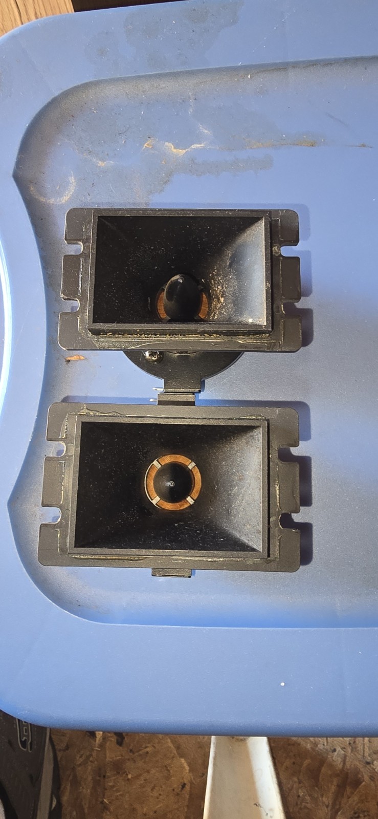 Realistic SH-2 Horn Tweeter Mach One Black. Working. 2 Available.