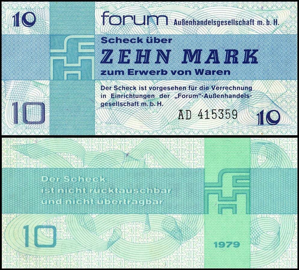 German Democratic Republic 10 Mark, 1979, P-FX4, UNC