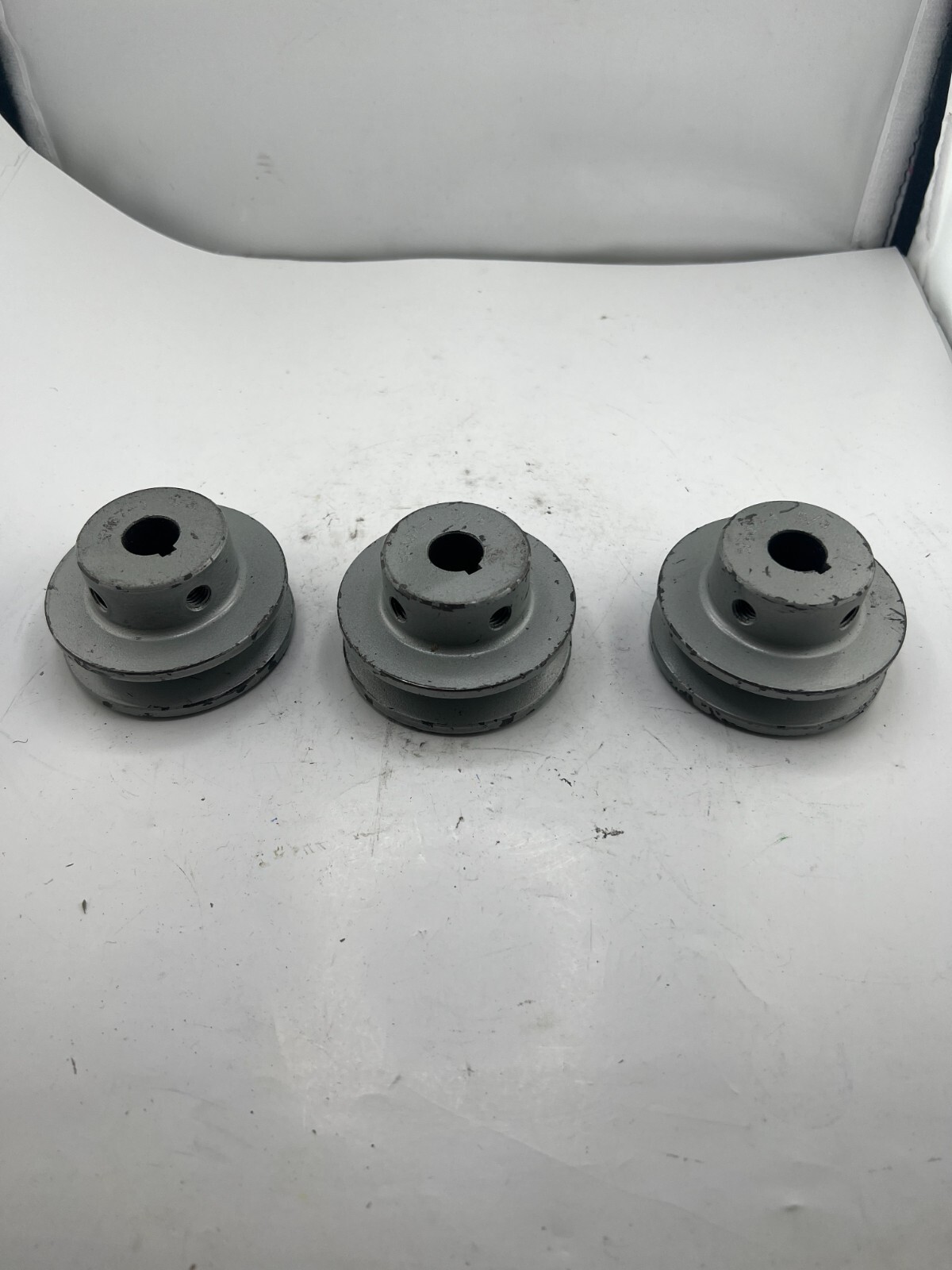 (QTY 3)SPA 67-1 Single Groove Pulley 5/8