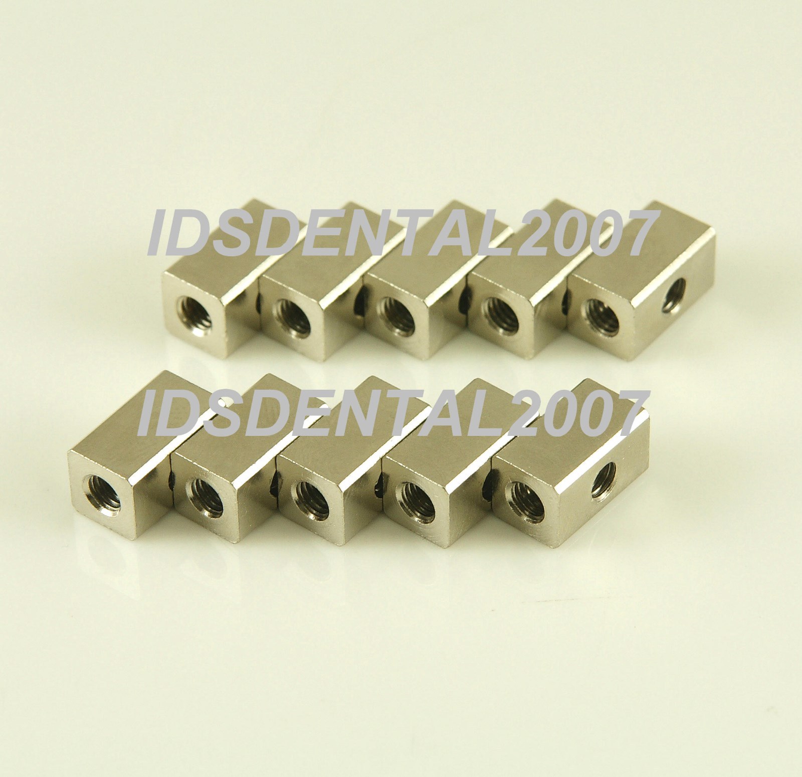 10 PCS Dental Fitting Female Tee 10-32 Female Thread Compatible DCI #0065 NEW