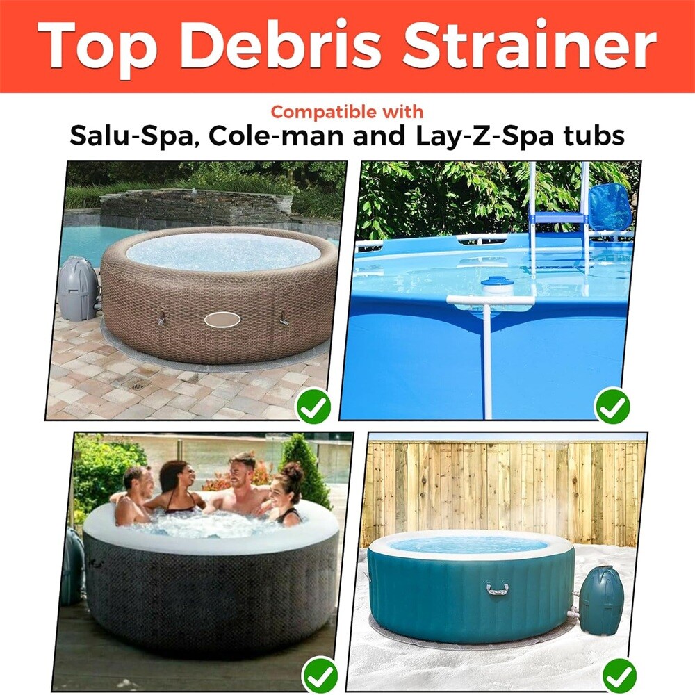 2 x Chemical Chlorine Dispenser Replacement SaluSpa Fit For Bestway Lay-Z-Spa