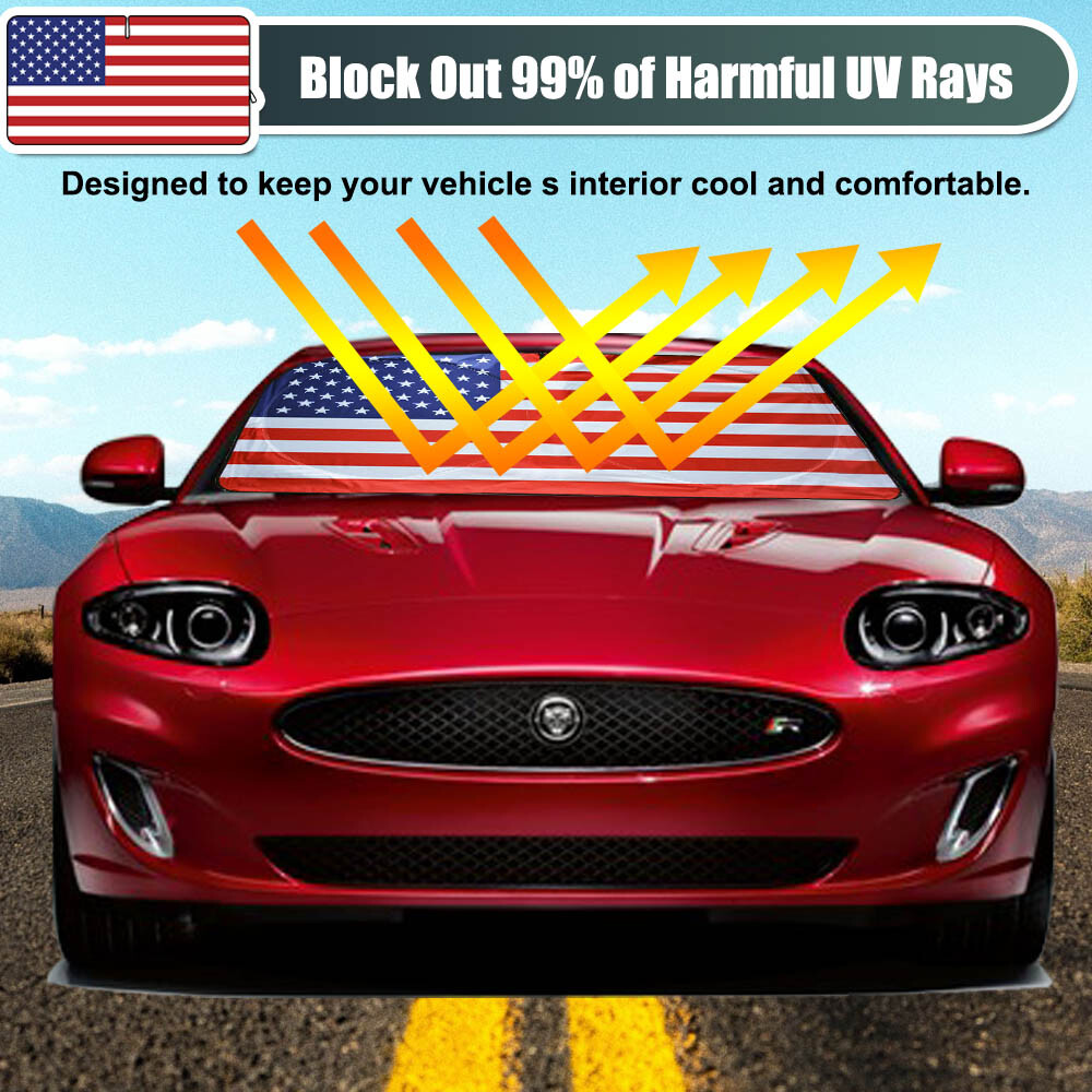 Foldable Car Windshield Sun Shade Visor Auto Front Window UV Block Shield Cover